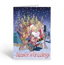 Santa Takes a Selfie - 18 Funny Boxed Christmas Cards -  20046