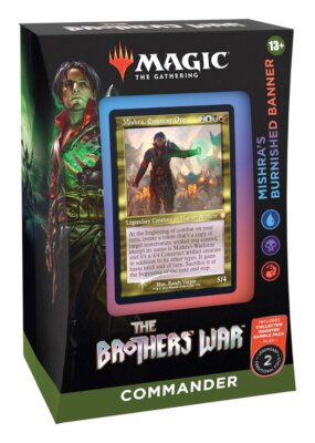 The Brothers' War Commander Deck - Mishra's Burnished Banner MTG Brand New Seale