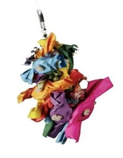 Sweet Feet and Beak 82026 Xtra Small Mardi Gras Bonka Bird Toy Parrot