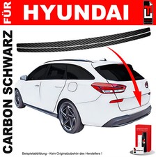 Lackschutzfolie Ladekante für Hyundai i30 Kombi PD ab 2017 Carbon Schwarz