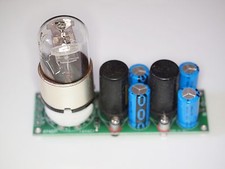 Tube 6H6P duodiode rectified soft start HV PSU board assembled