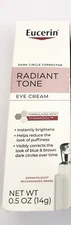 NEW FROM BRAND IN BOX Eucerin Radiant Tone Eye Cream Dark Circle Corrector 0.5oz