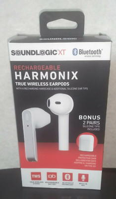 SoundLogic XT Rechargeable Harmonix Bluetooth Wireless EarBuds