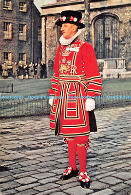 D098384 London. Tower of London. Yeoman Warder. auch bekannt als Beefeater. in