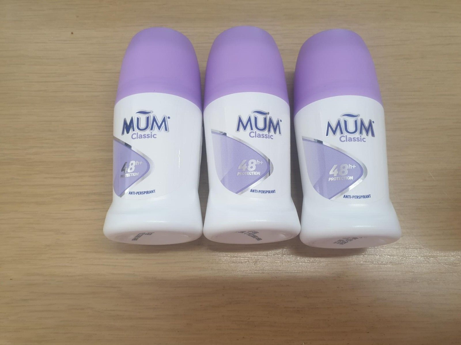 Mum Classic 48hr Protection Anti-Perspirant Roll-On 45ml X3 JUST £9.49 FREE POST