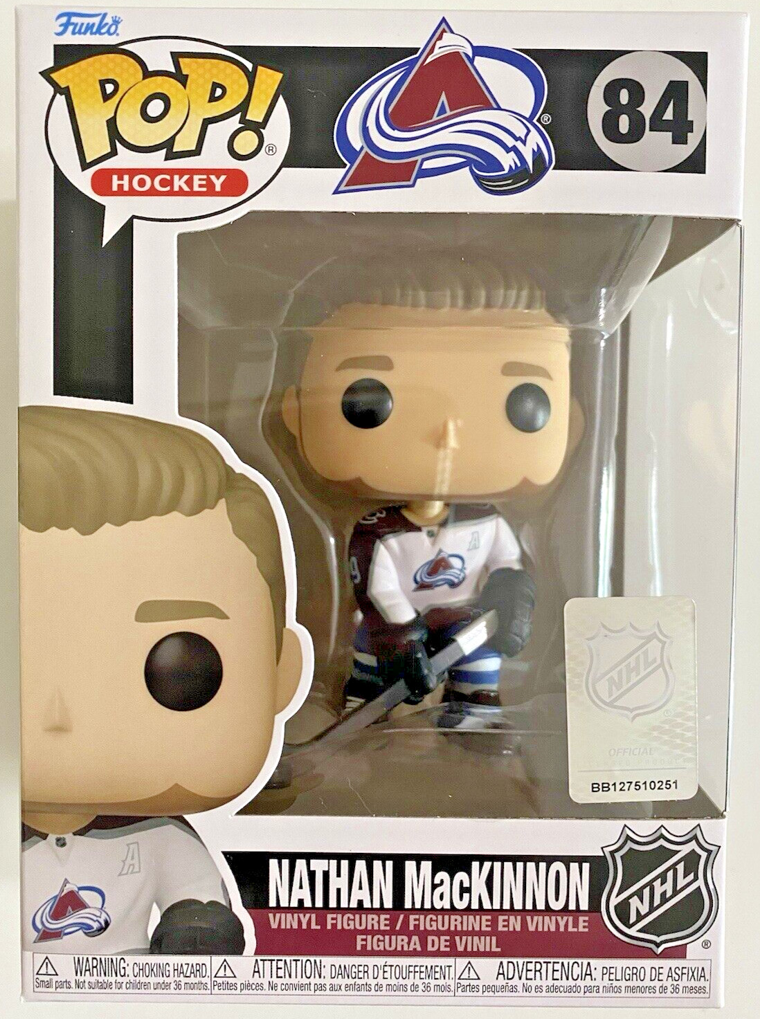 Sale Funko Pop Sports Nhl Colorado Avalanche 3.75 Vinyl Figure - Nathan Mackinnon #84