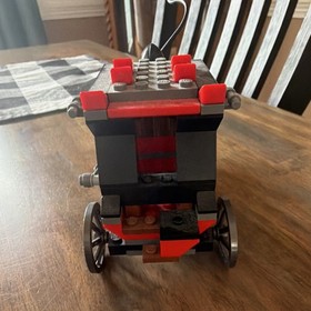 LEGO Castle Fright Knights Skeletons' Prison Carriage 6036 Complete Set