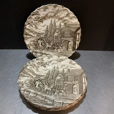 Royal Mail Fine Staffordshire Ironstone Dinner Plate 8in England Set Of 5