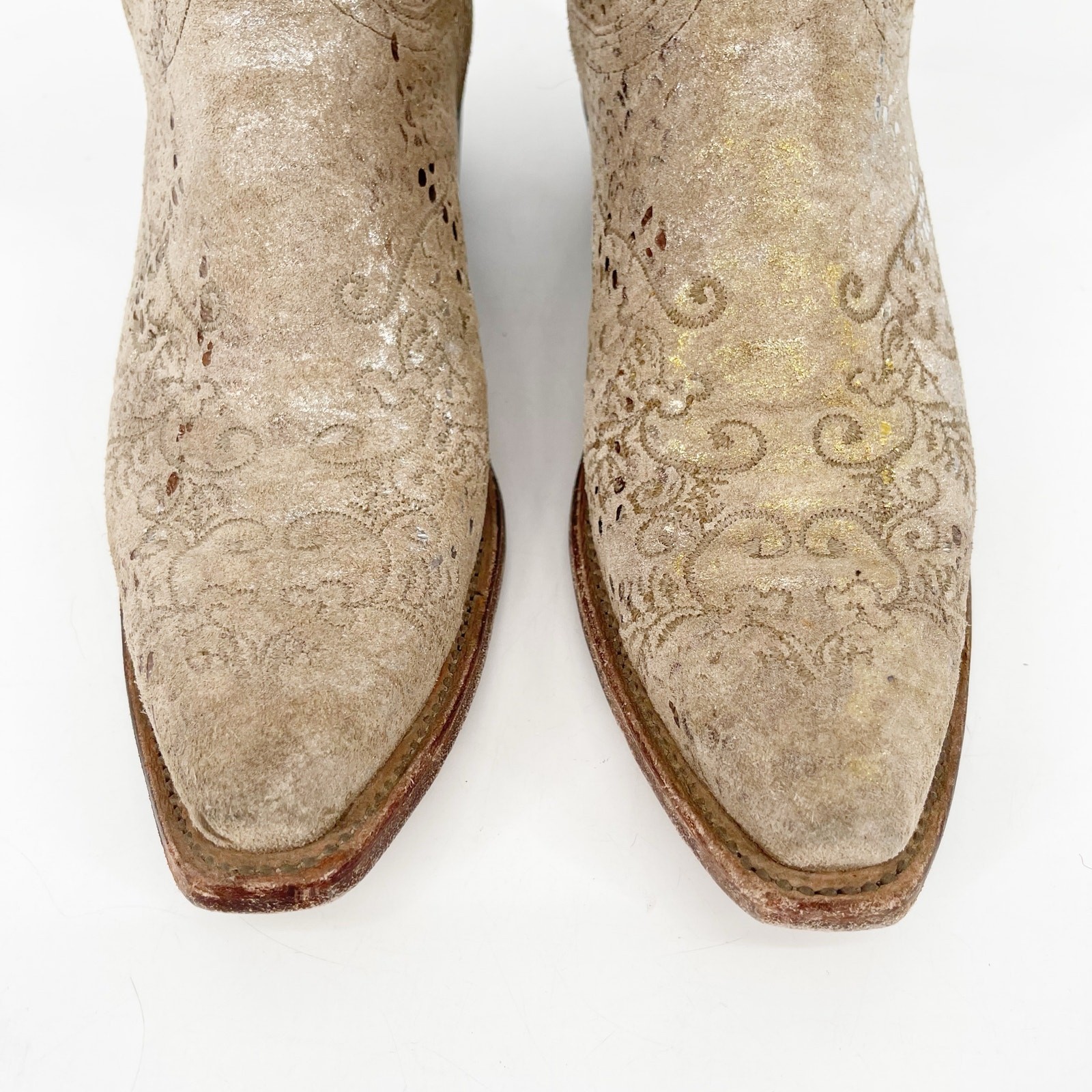 Lucchese Women’s 7 Stone Metallic Python Print Su… - image 7