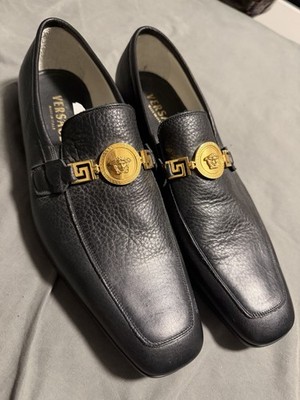 Versace Medusa Apron Toe Loafer Sz 9 Men's EU 42 | eBay