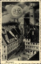 Ak Memmingen in Schwaben, Teilansicht der Stadt - 4038287