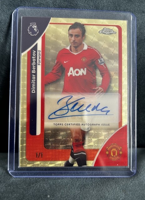 Topps Chrome Premier League 2026 Dimitar Berbatov 1/1 Superfractor Autograph