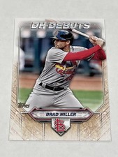 2021 Topps Baseball DH Debuts - Brad Miller - St. Louis Cardinals