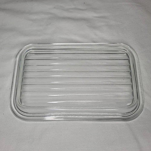 Vintage Pyrex 502-C Fridge Lid Refrigerator Dish Replacement ~ Ribbed LID ONLY