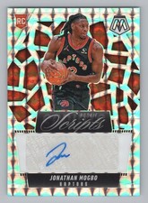Jonathan Mogbo 2024-25 Panini Mosaic Auto Rookie Scripts Toronto Raptors