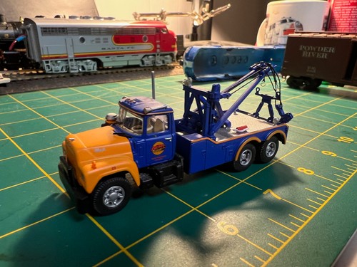 Grúa Athearn 93101 MACK R azul escala HO 1:87 grúa ACME rara | Condition: Used