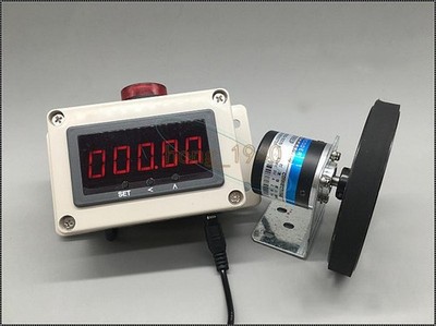 100ppr Meter Counter Rotary Encoder Wheel Roll Digital Electronic Length Measure