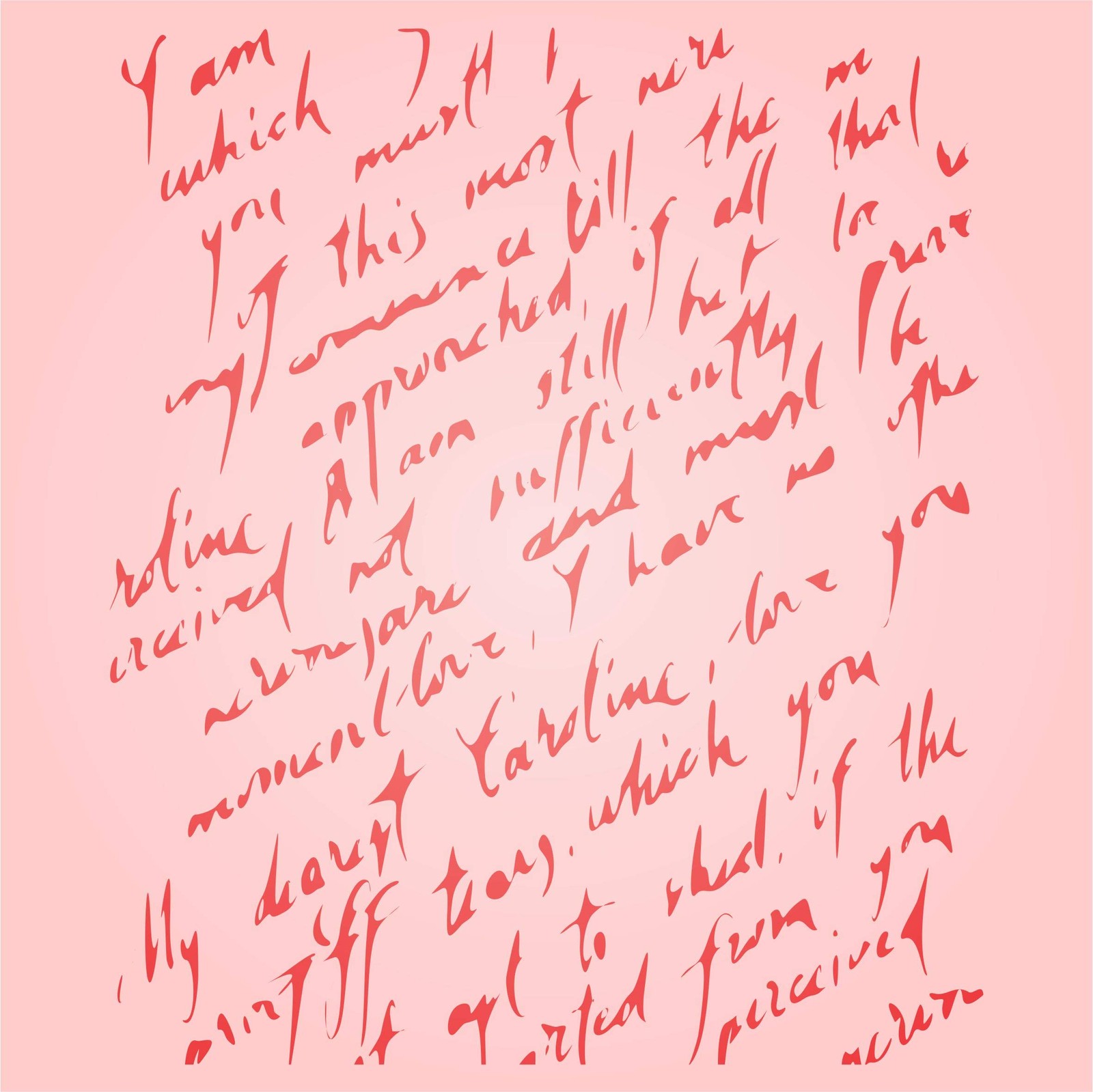 Love Letter Cake Stencil 8 x 9.5 inch - Cake & Cookie Stencil use to Add Texture