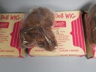3 NOS  Vintage Doll 'Dynel' wigs Size #4, & 2 Size #5 all still in original box. — photo 9