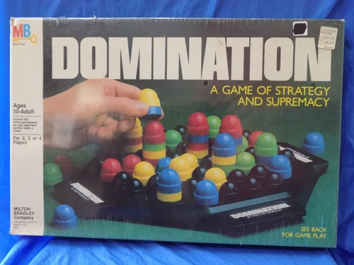 DOMINATION Board Game A Game of Strategy and Supremacy Milton Bradley VTG 1982
