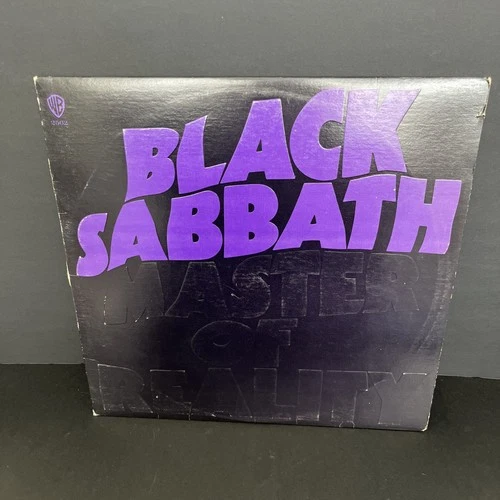 Vintage BLACK SABBATH Master Of Reality 1971 Warner BS 2562 Vinyl 33 RPM Record