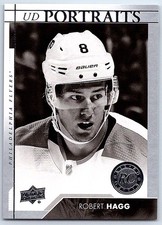 2017-18 Upper Deck UD Portraits Robert Hagg Rookie Philadelphia Flyers #P-108