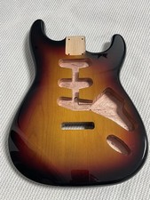 Alder Electric guitar body , Gloss 3-Tone Sunburst, SSS Configuration