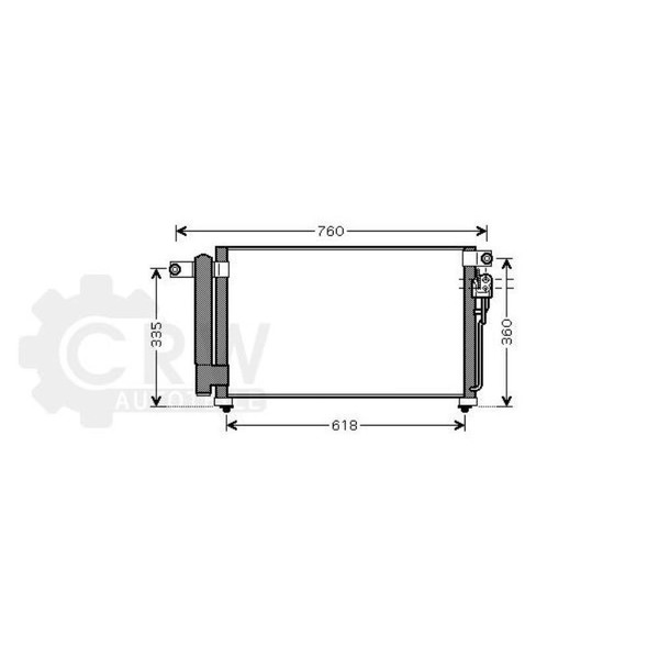 AVA Quality Cooling Kondensator Klimaanlage Mit Trockner FüR KIA Rio II JB-image