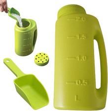 Snow Salt Spreader, Ice Melt Salt Spreader Handheld Shaker for Lawn Seed, Salt