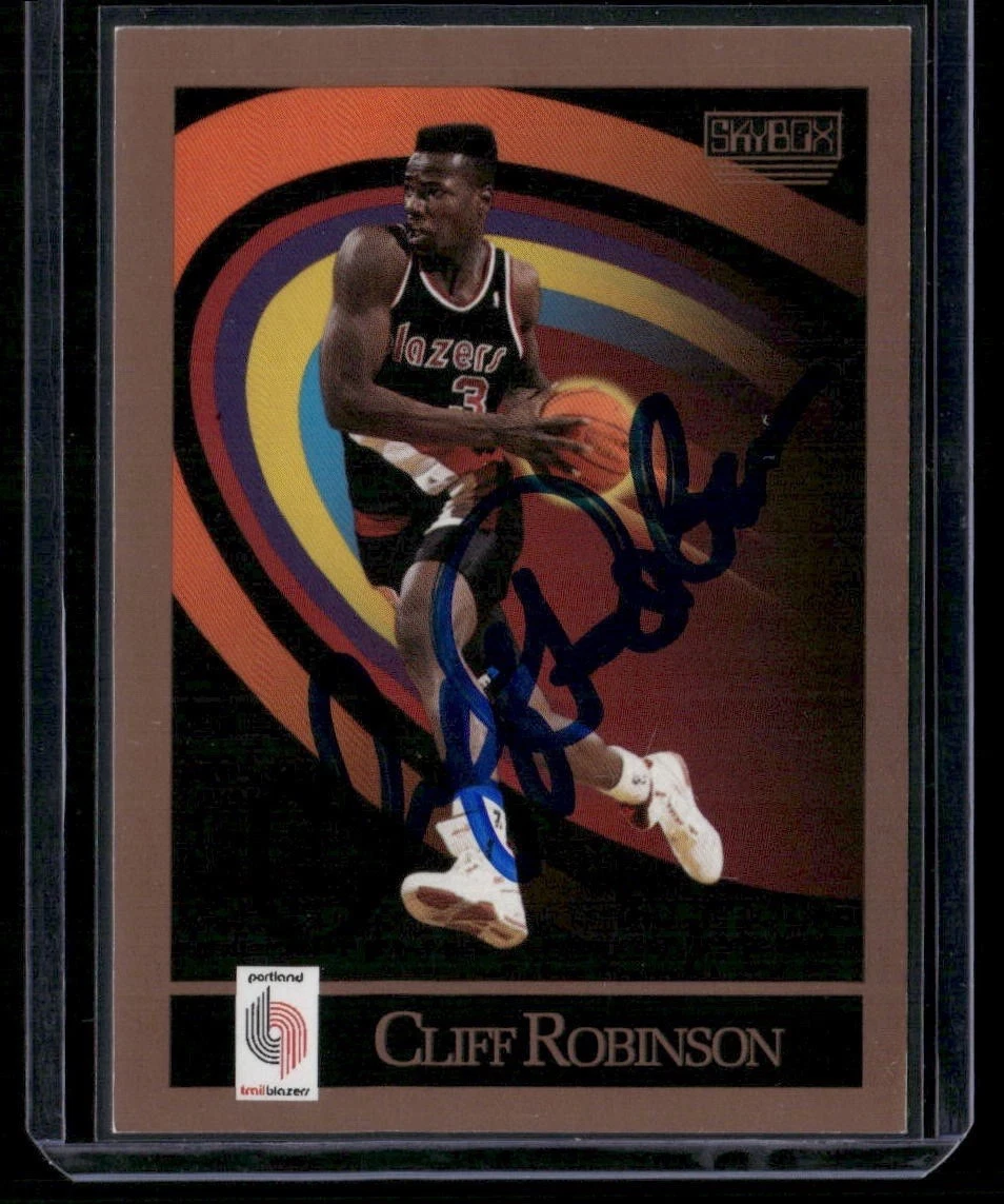 Clifford Robinson Basketball Autographed Sports Trading Cards