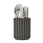Furi Pro Radial 5pc Knife Block Set Flint Terrazzo 5 Piece - 41524