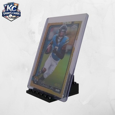 2025 Topps Chrome Brian Thomas Jr Gold Refractor #135 /50 Jaguars 40/50