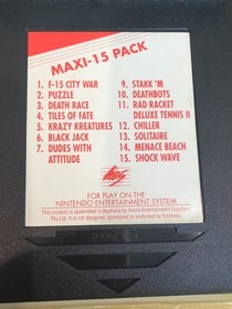 maxi-15 pack RARE boxed NES Nintendo Entertainment System M Untested 
