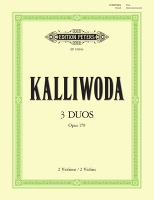 3 Duos OP 179 von Kalliwoda, J.W. (Taschenbuch) (9790014006358)