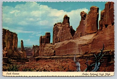 Park Avenue. Arches National Park. Moab. Utah. Postcard.