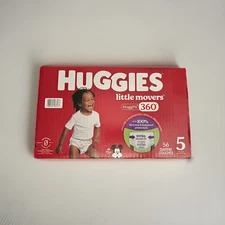 Huggies Little Movers HuggFit Size 5 - 56 Count- A090848