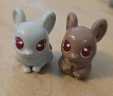 Little Live Pets Mama Surprise Minis 2 Baby Mouse Replacements Gray Brown 1 3/8"