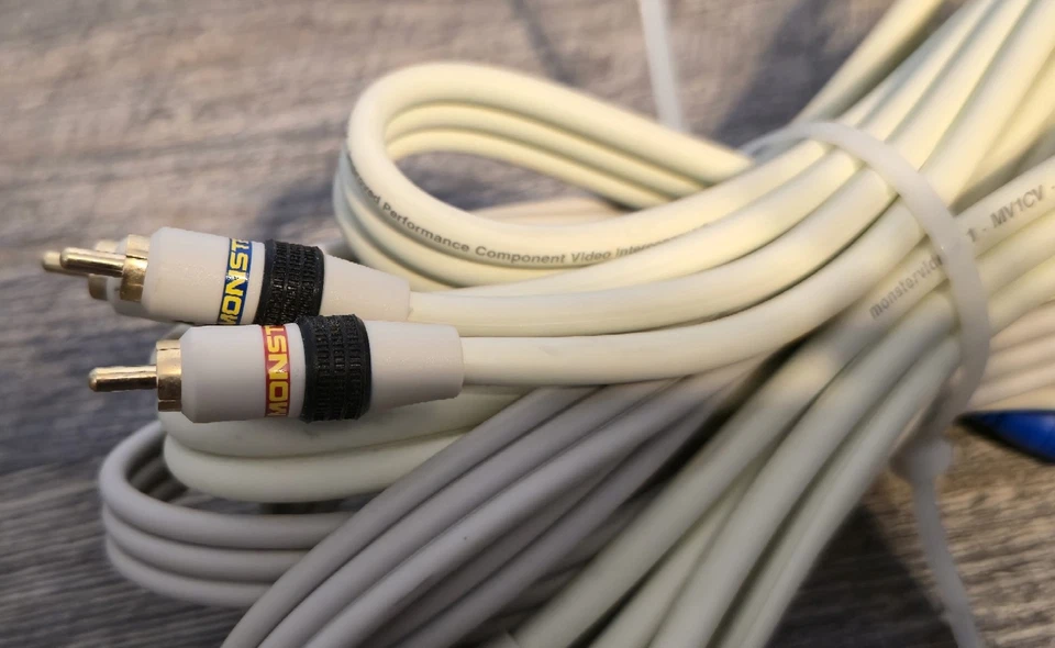 Cable de video componente Monster MV1CV. 10 pies o más. Foto 4 de 4