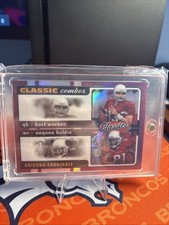 2022 Panini Classics - Classic Combos Kurt Warner, Anquan Boldin Purple /35