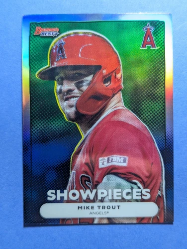 2025 BOWMAN'S BEST BASEBALL MIKE TROUT BOWMAN SHOWPIECES INSERT CARD BS-9