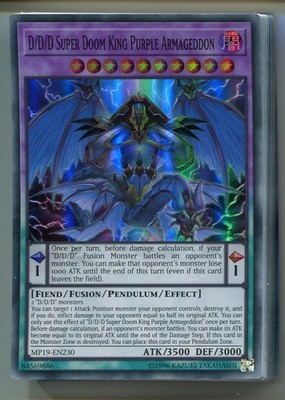 Yu-Gi-Oh! D/D/D Super Doom King Purple Armageddon Super Rare englisch MP19-EN230