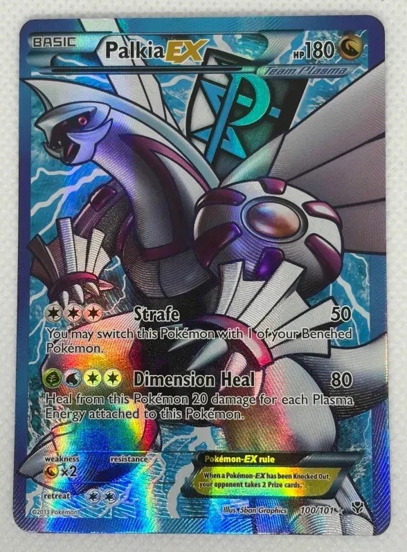 palkia ex pokemon card price Palkia EX 100/101 Plasma Blast full art Holo POKEMON GRADEABLE