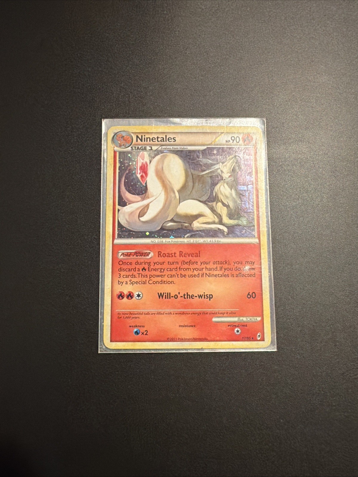 Pokémon Ninetales 17/95 Holo Rare - Pre-owned