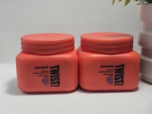 TWIST By OUIDAD Boss Bounce Light As Air Buildable Styling Cream 8.5 oz Lot Of 2
