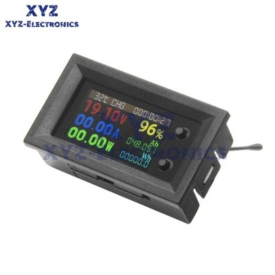 DC7~200V 20A Coulomb Meter 9 in1 Digital Voltage Current Power Energy Tester