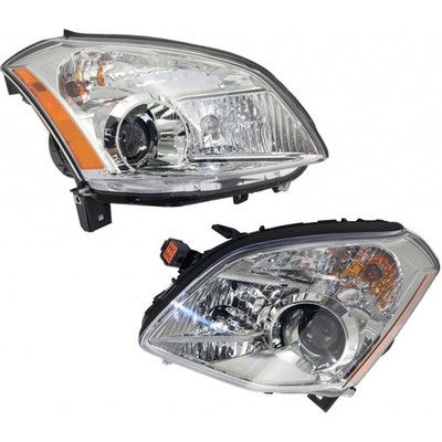 For Nissan Maxima Headlight Assembly 2007 Driver and Passenger Side Pair Halogen