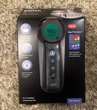 Braun No Touch 3 In 1 Thermometer Black BNT400 New In Box Sealed