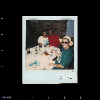 #ad Old Polaroid Photo MAN WOMEN SITTING AROUND TABLE $1.50