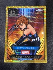 2025 Topps Chrome Marvel Comic Gold Wave Refractor #188 KITTY PRYDE #/50 SSP
