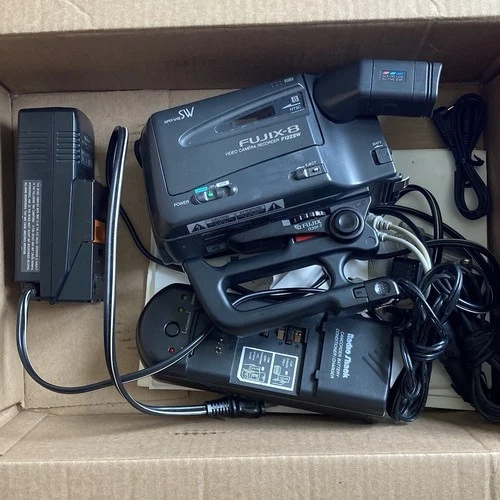 Vintage Camcorder Bundle FUJIX-8 F122SW Video Recorder NTSC RadioShack For Parts - product listing photo